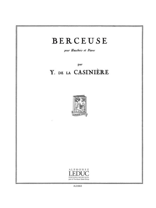 Berceuse | Y. de Casiniere | Hautbois