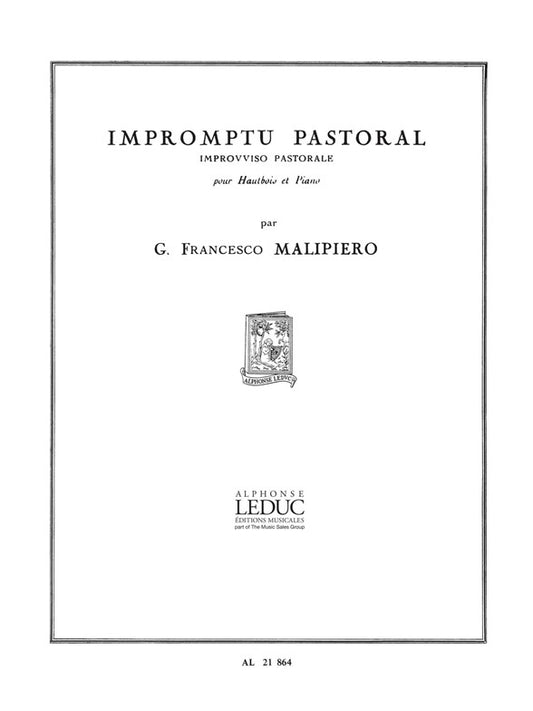 Impromptu Pastoral | Gian Francesco Malipiero | Hautbois