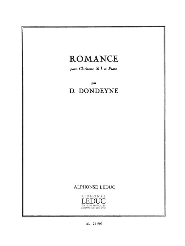 Romance | Dondeyne | Clarinette