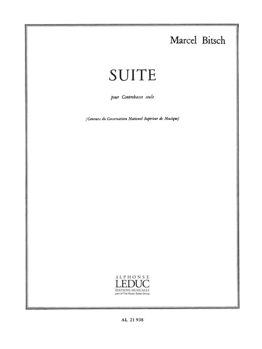 Suite | Marcel Bitsch | Contrebasse