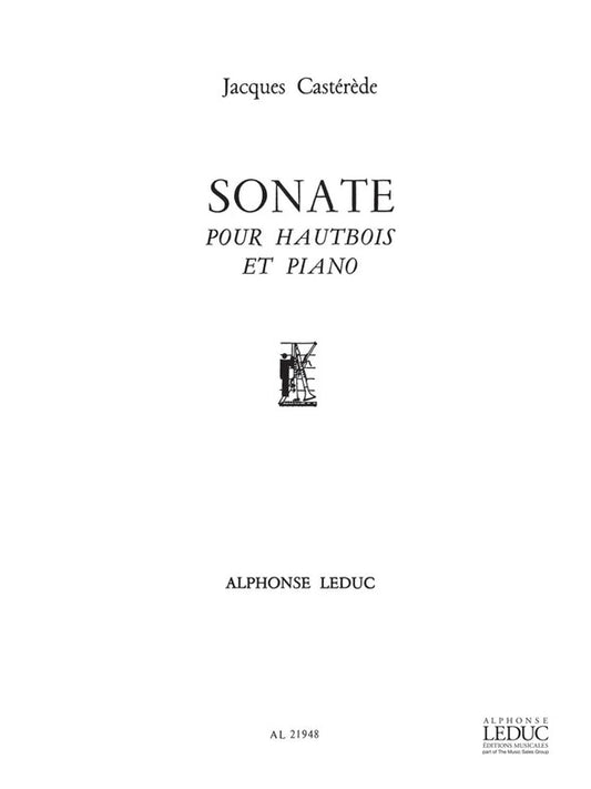 Sonate | Jacques Castérède | Hautbois