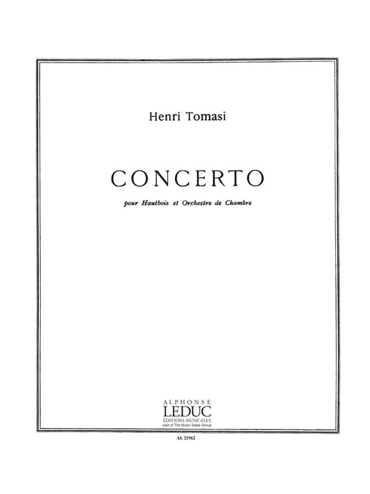 Concerto | Henri Tomasi | Hautbois