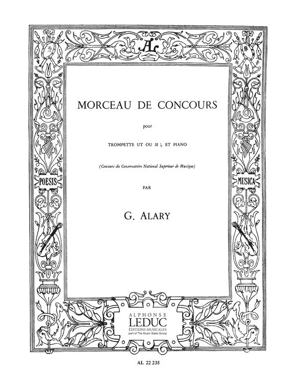 Morceau De Concours | Alary | Trompette