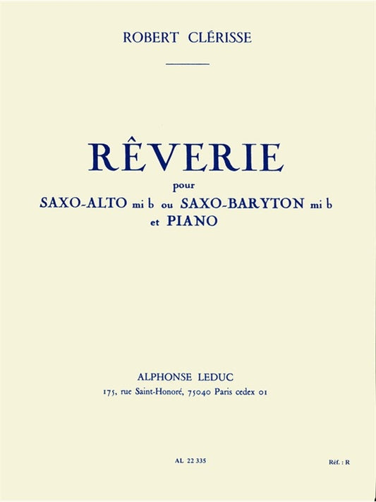 Rêverie | Robert Clerisse | Saxophone
