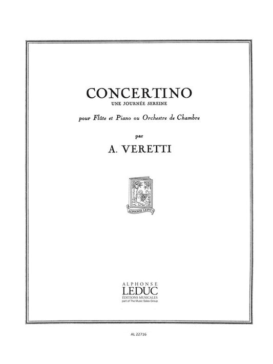 Concertino | Antonio Veretti | Flûte