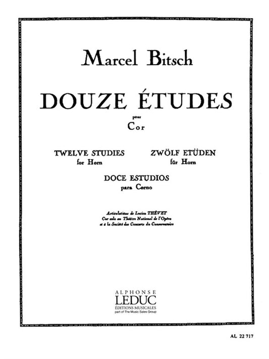 12 Études | Marcel Bitsch | Cor