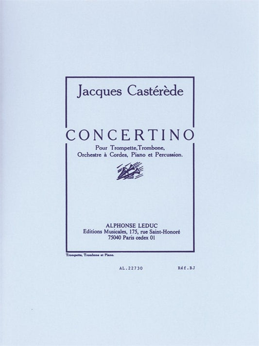Concertino | Jacques Castérède | Trompette
