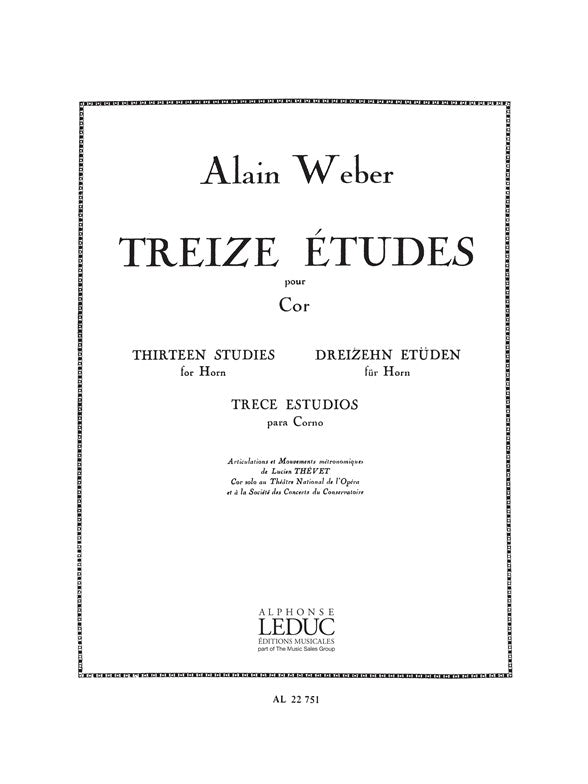13 Études | A. Weber | Cor