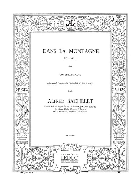 Dans La Montagne | Bachelet | Cor