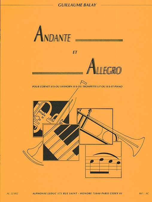 Andante et Allegro pour cornet en Sib | Guillaume Balay