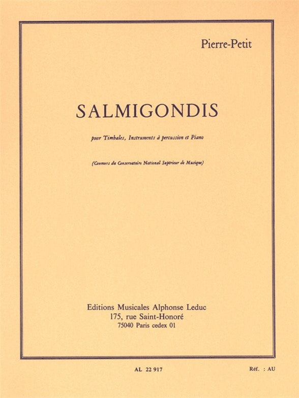 Salmigondis | Pierre Petit | Timbales