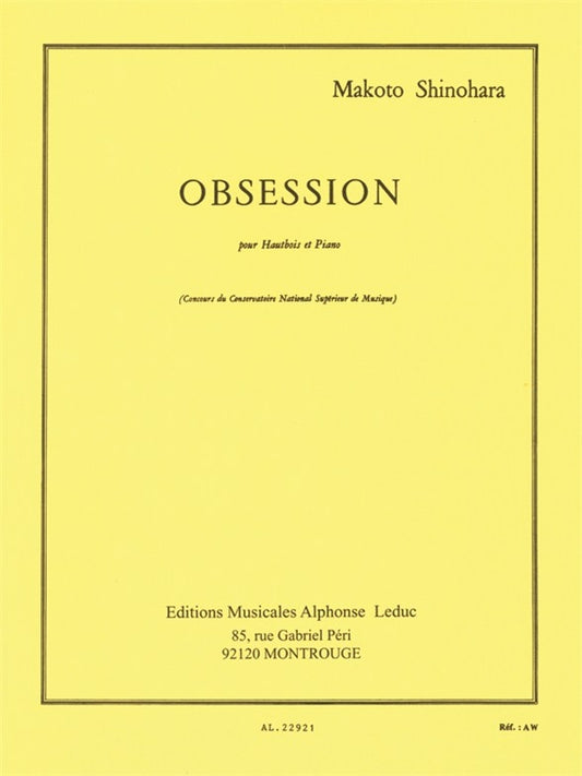 Obsession pour Hautbois et piano | Shinohara