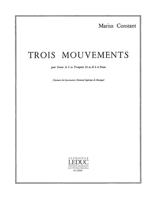 3 Mouvements | Marius Constant | Cornet