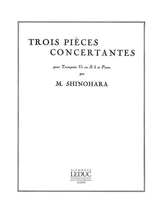 3 Pièces Concertantes | Shinohara | Trompette