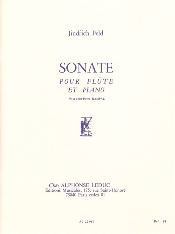 Sonate pour flûte et piano | Jindrich Feld