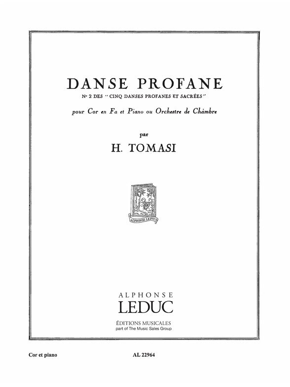 Danse profane - No. 2 des "Cinq Danses Profanes" | Henri Tomasi