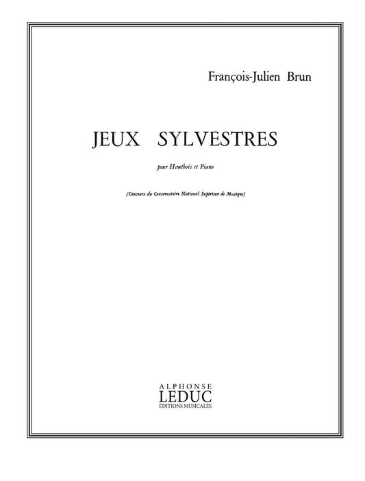 Jeux Sylvestres | François Julien Brun | Hautbois