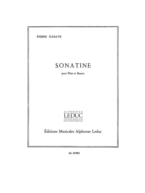 Sonatine | Gabaye | Flûte