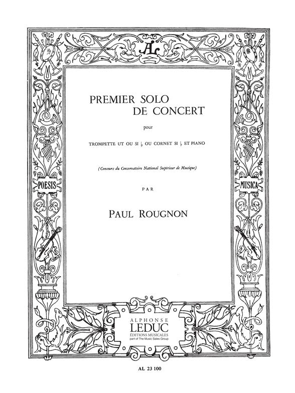 Premier Solo De Concert | Paul Rougnon | Trompette