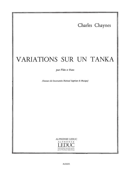 Variations Sur Un Tanka | Charles Chaynes | Flûte