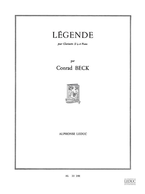 Légende | C. Beck | Clarinette