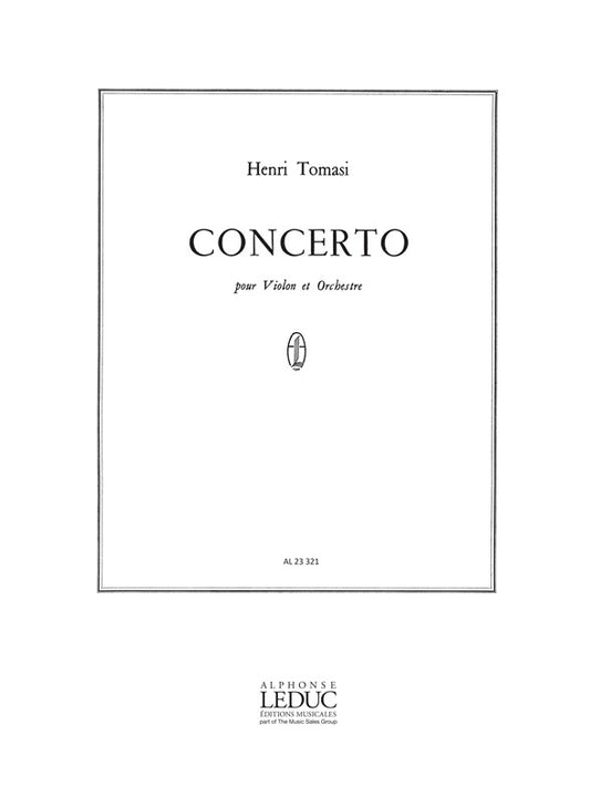 Concerto | Henri Tomasi | Violon