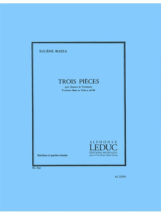 3 Pièces | Eugène Bozza | Quatuor de trombones