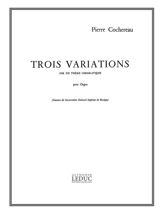 3 Variations sur un Thème chromatique | Pierre Cochereau