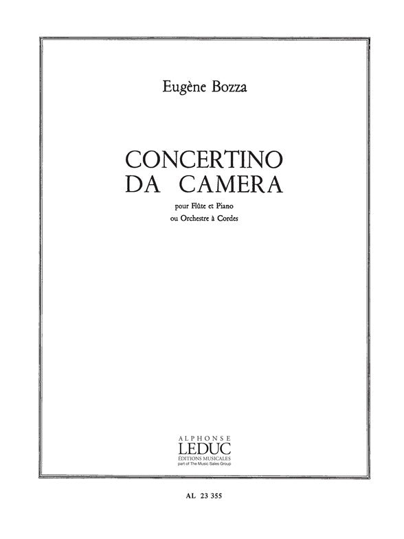 Concertino da Camera | Eugène Bozza | Flûte