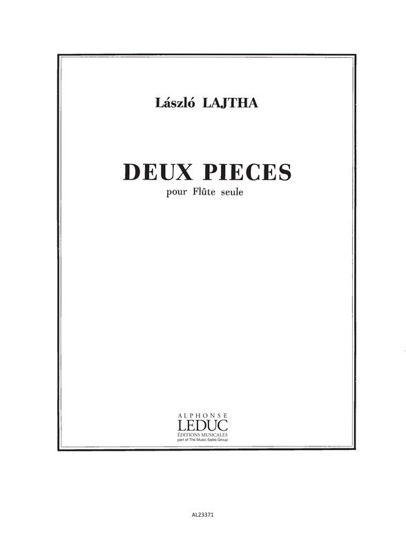 2 Pièces | Laszlo Lajtha | Flûte