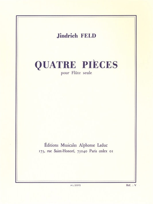 4 Pièces | Jindrich Feld | Flûte
