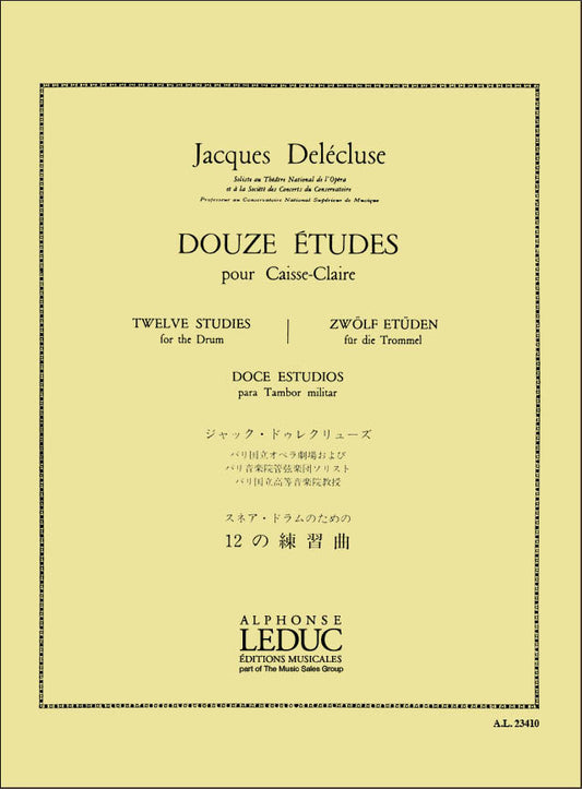 12 Études pour Caisse-Claire | Jacques Delécluse