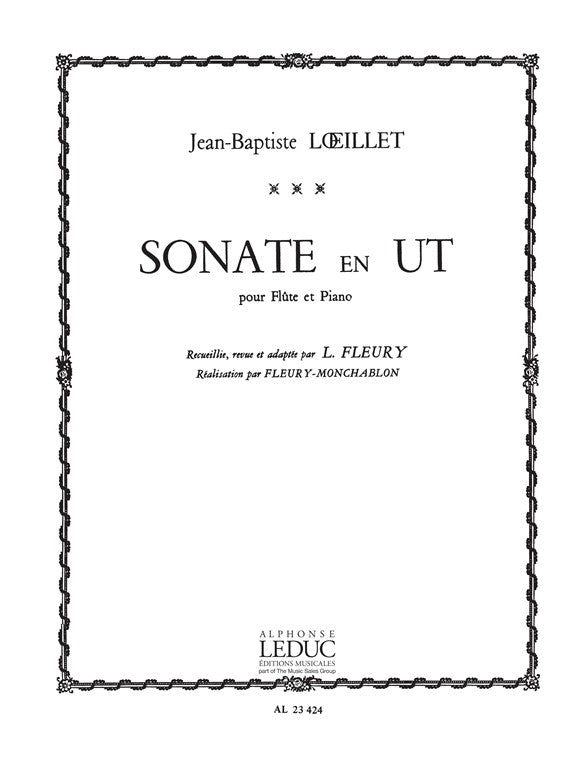 John Loeillet : Sonate en ut majeur | Flûte