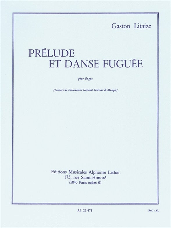 Prélude Et Danse Fuguee | Litaize | Orgue