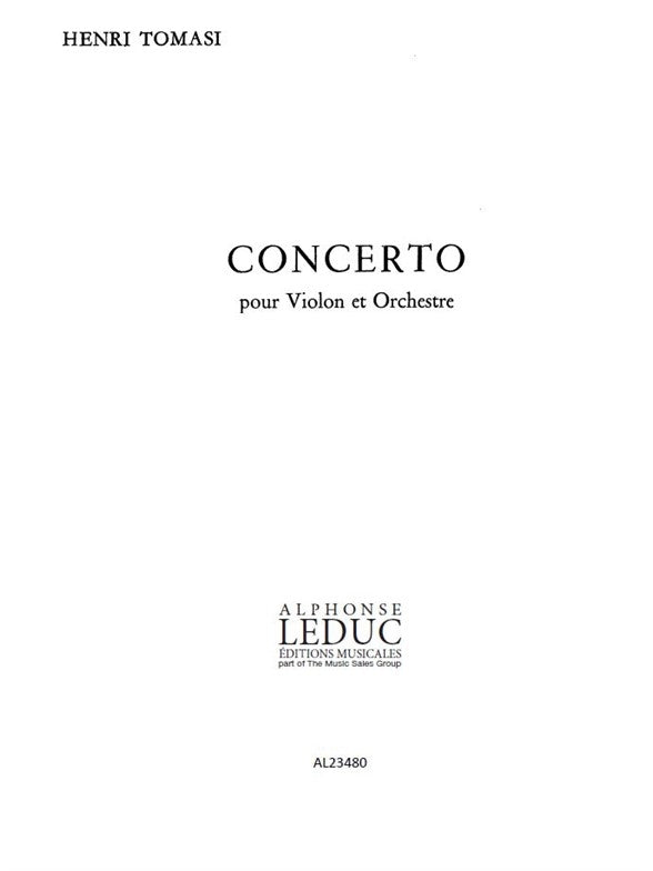 Concerto-Violon Orchestre | Henri Tomasi