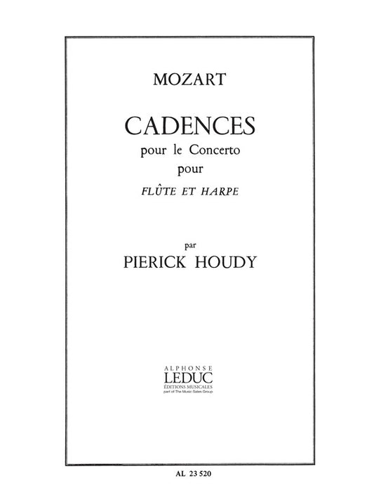 Cadences de P. Houdy pour le Concerto pour flûte et harpe | Wolfgang Amadeus Mozart