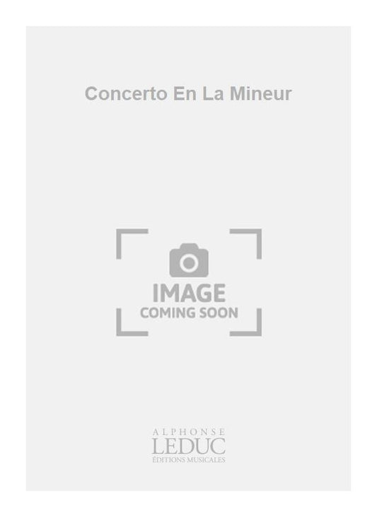 Concerto En La Mineur | Carl Philipp Emanuel Bach | Alto