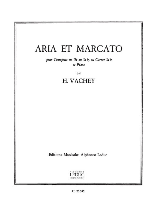 Aria et Marcato | Henri Vachey | Trompette