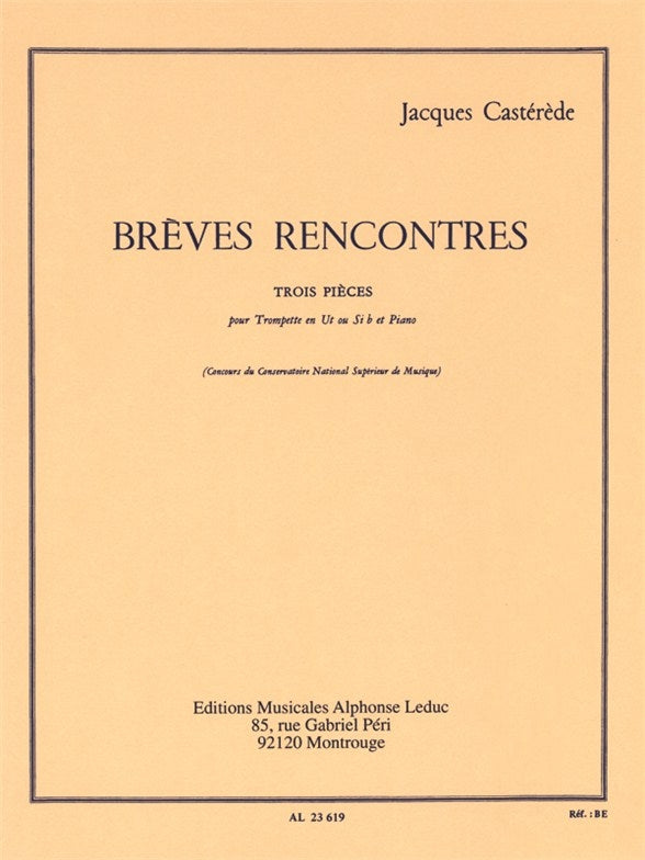 Brèves Rencontres | Jacques Castérède | Trompette
