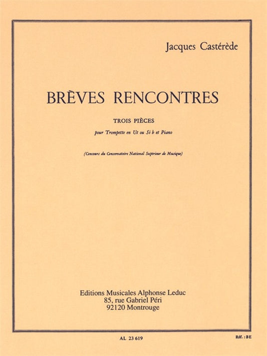 Brèves Rencontres | Jacques Castérède | Trompette