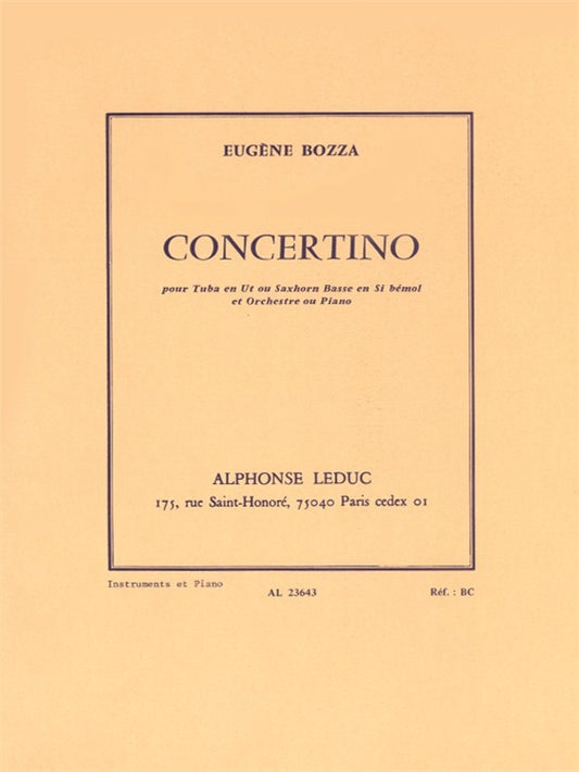 Concertino | Eugène Bozza | Tuba