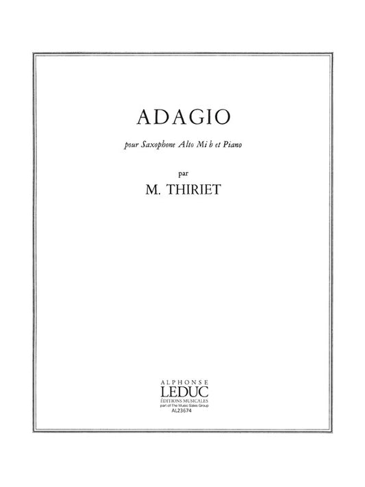 Adagio | Thiriet | Saxophone