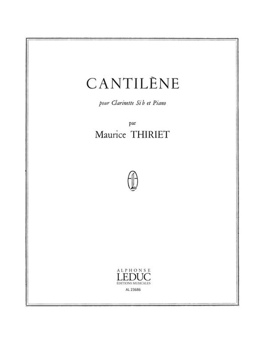 Cantilène | Thiriet | Clarinette