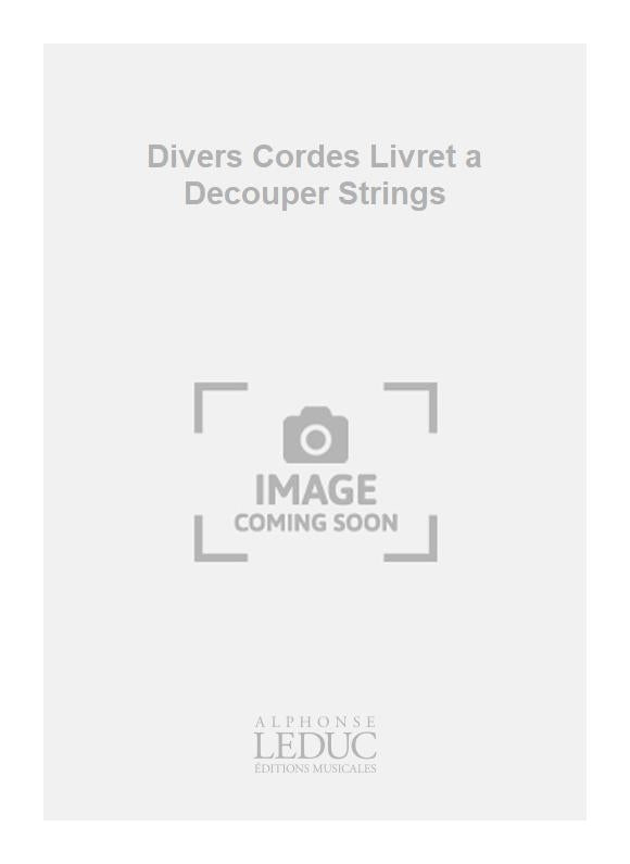 Divers Cordes Livret a Decouper Strings | Orchestre à cordes