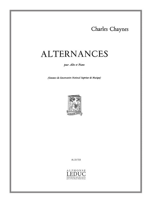 Alternances | Charles Chaynes | Alto