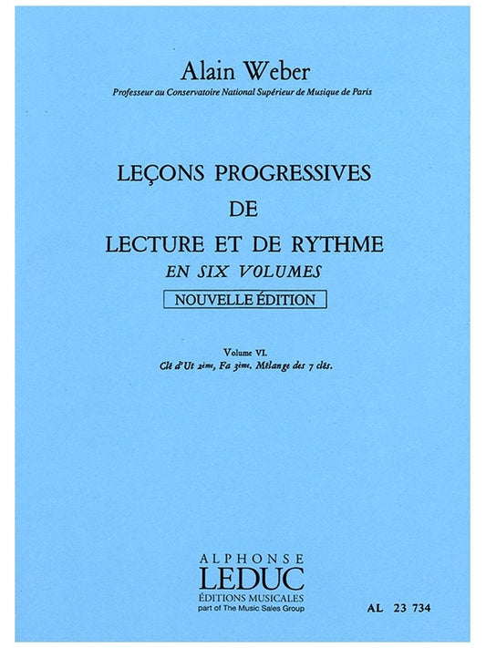 Leçons Progressives de Lecture et de Rythme | Alain Weber