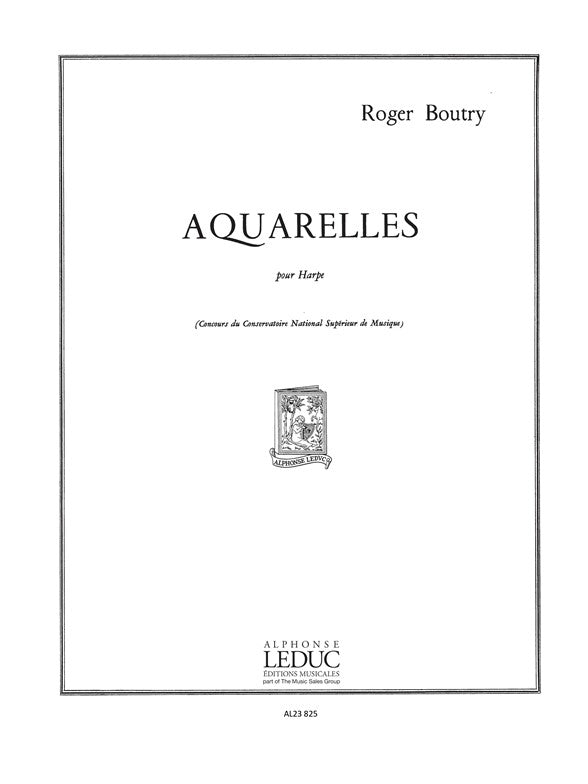 Aquarelles | Roger Boutry | Harpe