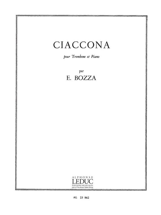 Ciaconna | Eugène Bozza | Trombone