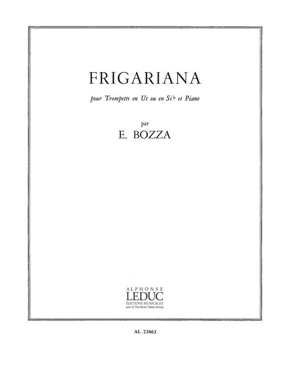 Frigariana | Eugène Bozza | Trompette