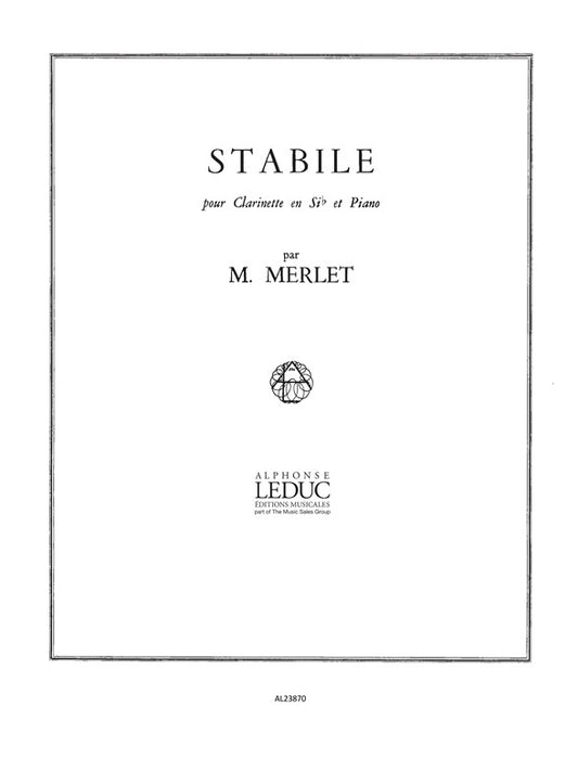 Stabile | Michel Merlet | Clarinette